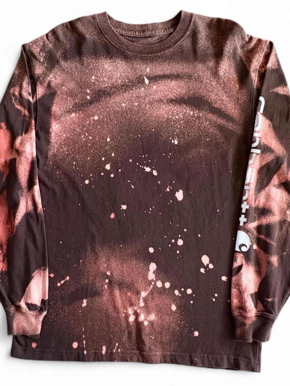 Vintage y2k Carhartt L/S Blank Tee Hand Dyed Oversized Fit